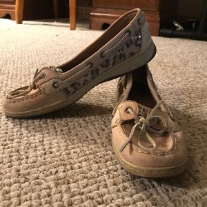 Cheetah Sperrys (Size 9)